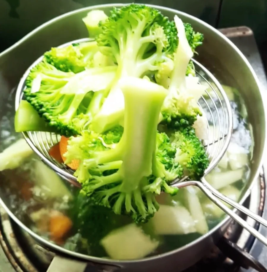 Boil vegetables